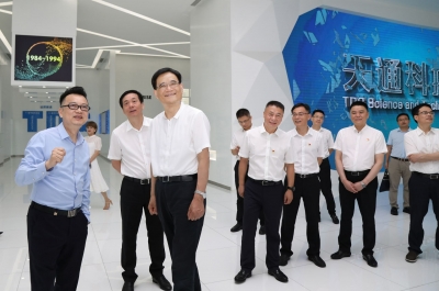 2020年6月16日時(shí)任浙江省委常委、統(tǒng)戰(zhàn)部部長(zhǎng)熊建平蒞臨天通